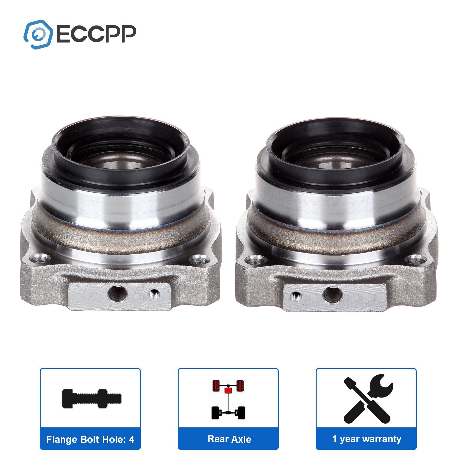 2Pcs Wheel Bearing Modules Rear For Toyota Tacoma 2005-2021 2018 2015 2010 W/ABS 6B93BC-57