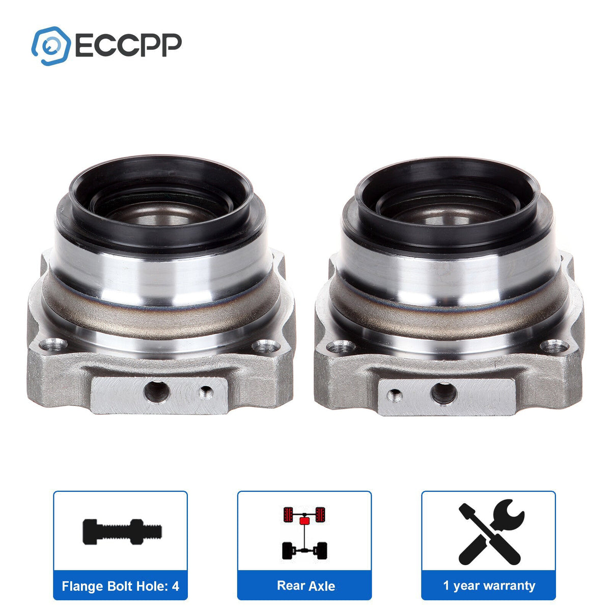 2Pcs Wheel Bearing Modules Rear For Toyota Tacoma 2005-2021 2018 2015 2010 W/ABS 6B93BC-57
