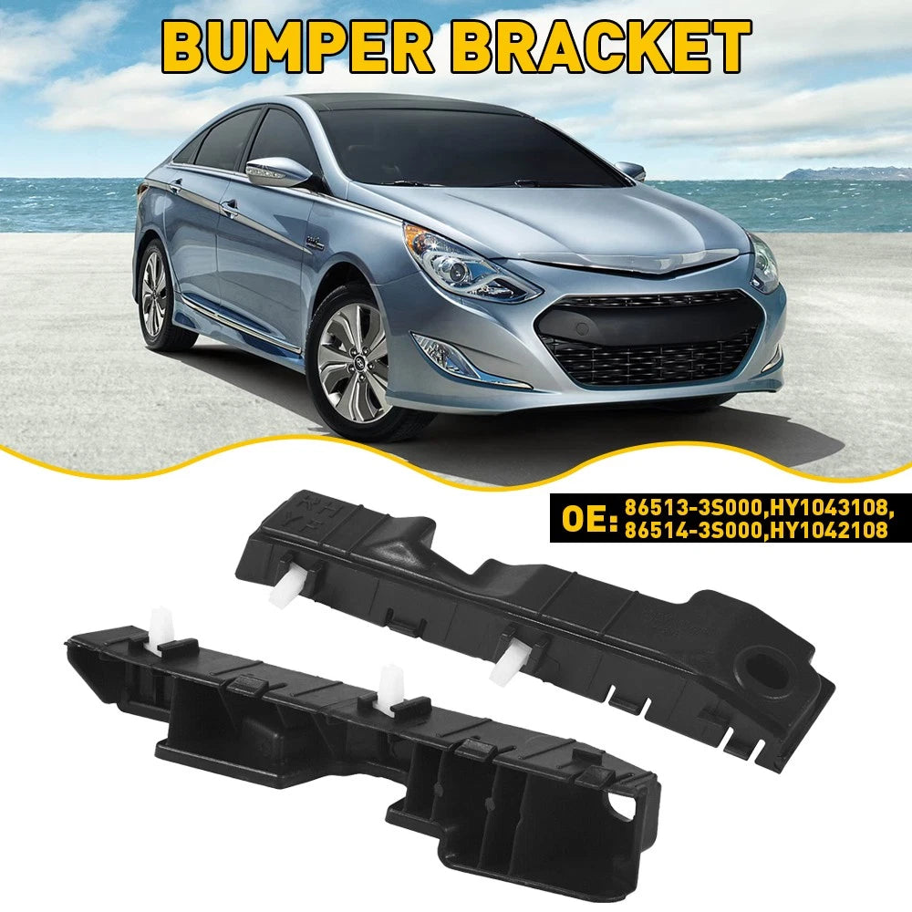 Front Driver Passenger Side Bumper Fender Bracket For 2011-2015 Hyundai Sonata 6B93BC-57