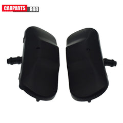 Pair Windshield Washer Spray Nozzle Heated For VW Jetta Golf Mk5 Mk6 Passat B6 6B93BC-57