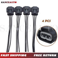 4PCS Ignition Coil Connector Plug For Nissan Altima Sentra 2.5L 22448JA10A 6B93BC-57