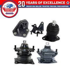 Fits 2003-2007 Honda Accord 2.4L MANUAL Trans Motor & Trans Mount Set 5pcs 6B93BC-57