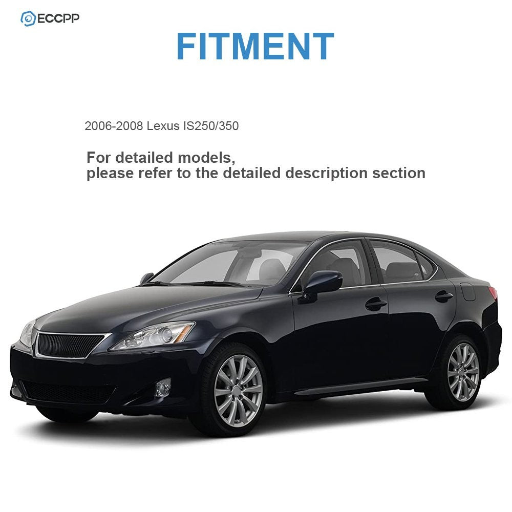 ECCPP For 06-08 LEXUS IS250/350 LH & RH Side Black Foldaway Power Heated Mirrors 6B93BC-57