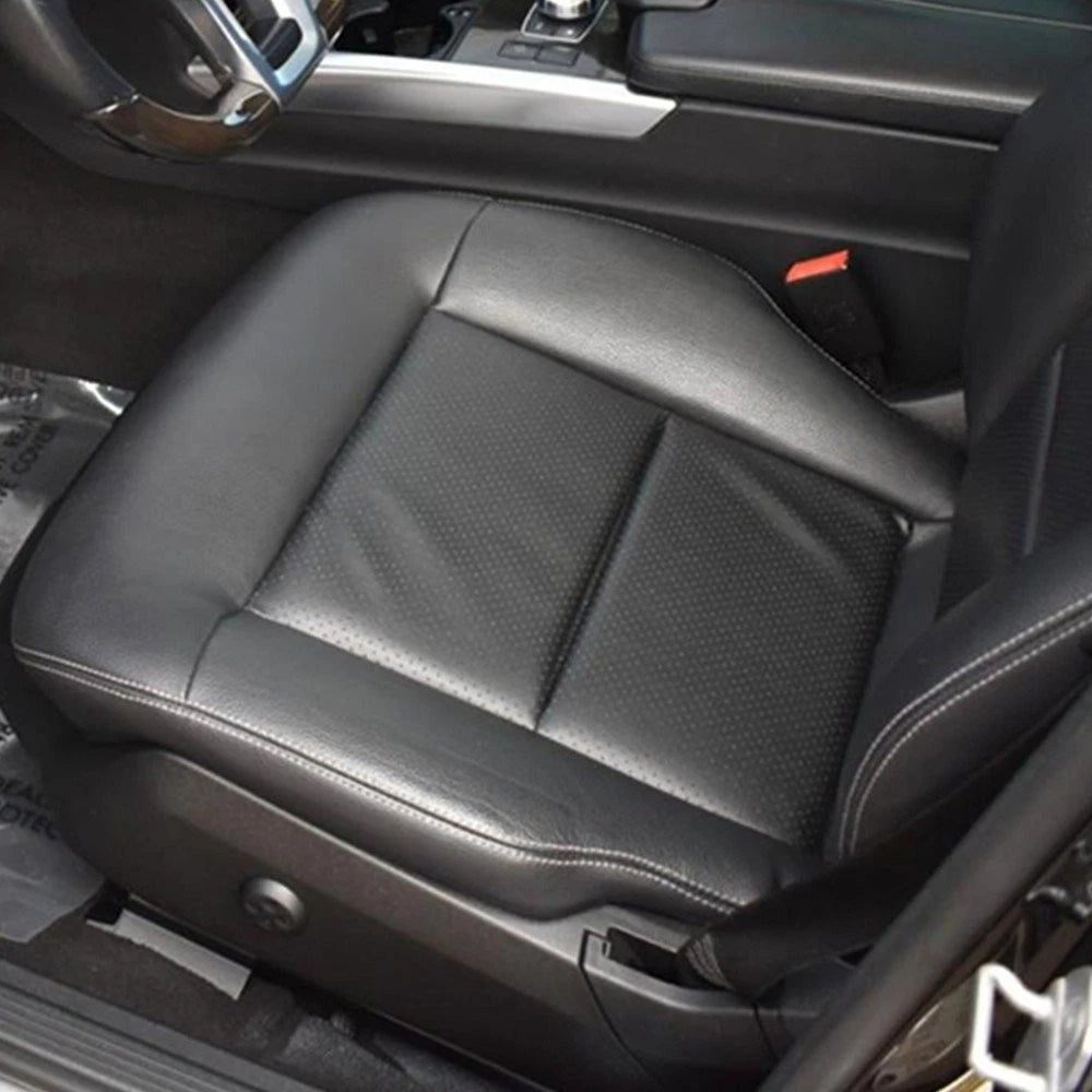 For Mercedes-Benz 2010-2014 E350 E550 Black Driver Bottom Leather Seat Cover EOA 6B93BC-57