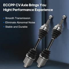 2 Front CV Axles For Chevy Cobalt HHR Pontiac G4 G5 Pursuit Saturn Ion 2.4L 2.2L