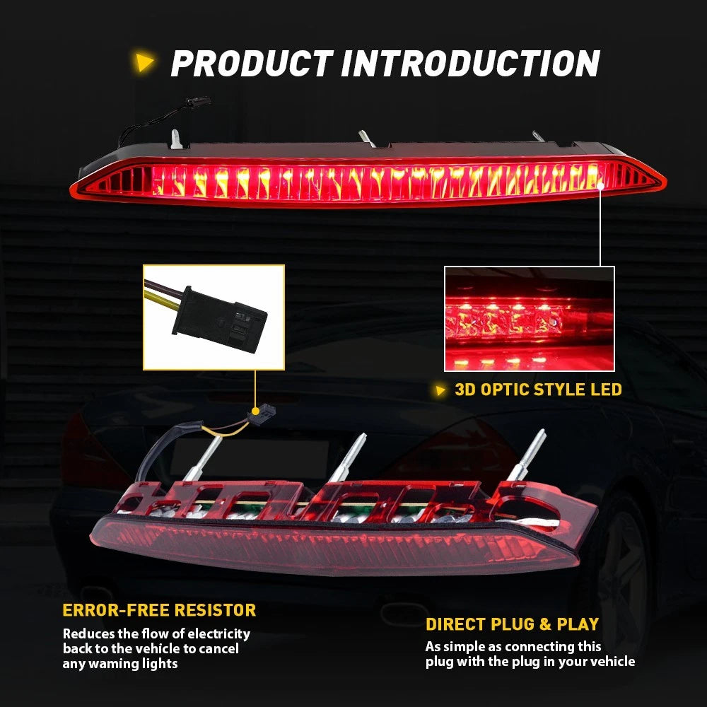 FOR BMW Z4 E85 2003-2008 LED 3RD THIRD BRAKE LIGHT TAIL STOP LAMP 63256930246 EA 6B93BC-57