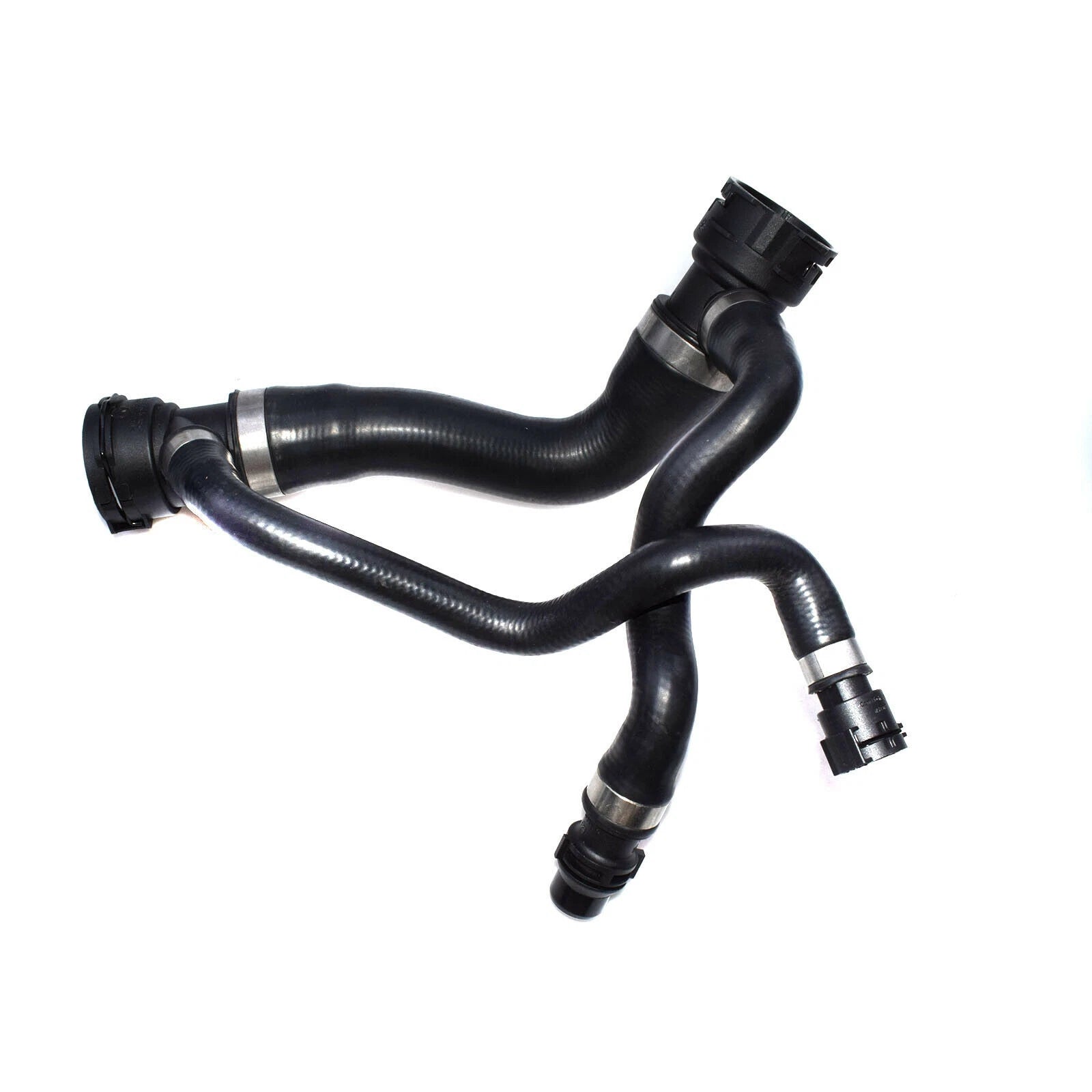 3 PCS Upper & Lower Radiator Hose Kit w Temperature Sensor SET For BMW 5-Series 6B93BC-57