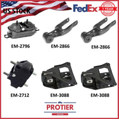 Engine Motor & Trans Mount Set (6 PCS) for 2000-2005 Chevrolet Impala 3.8L 6B93BC-57