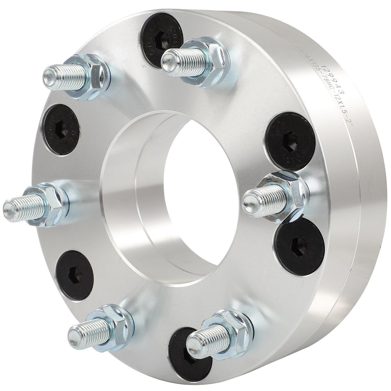 2 Pcs 2" 5x5 to 6x135 Wheel Adapters 12x1.5 For Chrysler Dodge 5 Lug to 6 Lug 6B93BC-57