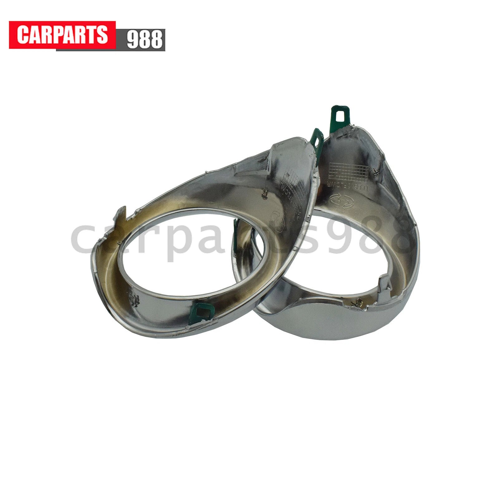 Chrome Front Bumper Fog Light Trim Left Right For 2013-2015 Lexus ES300h ES350 6B93BC-57