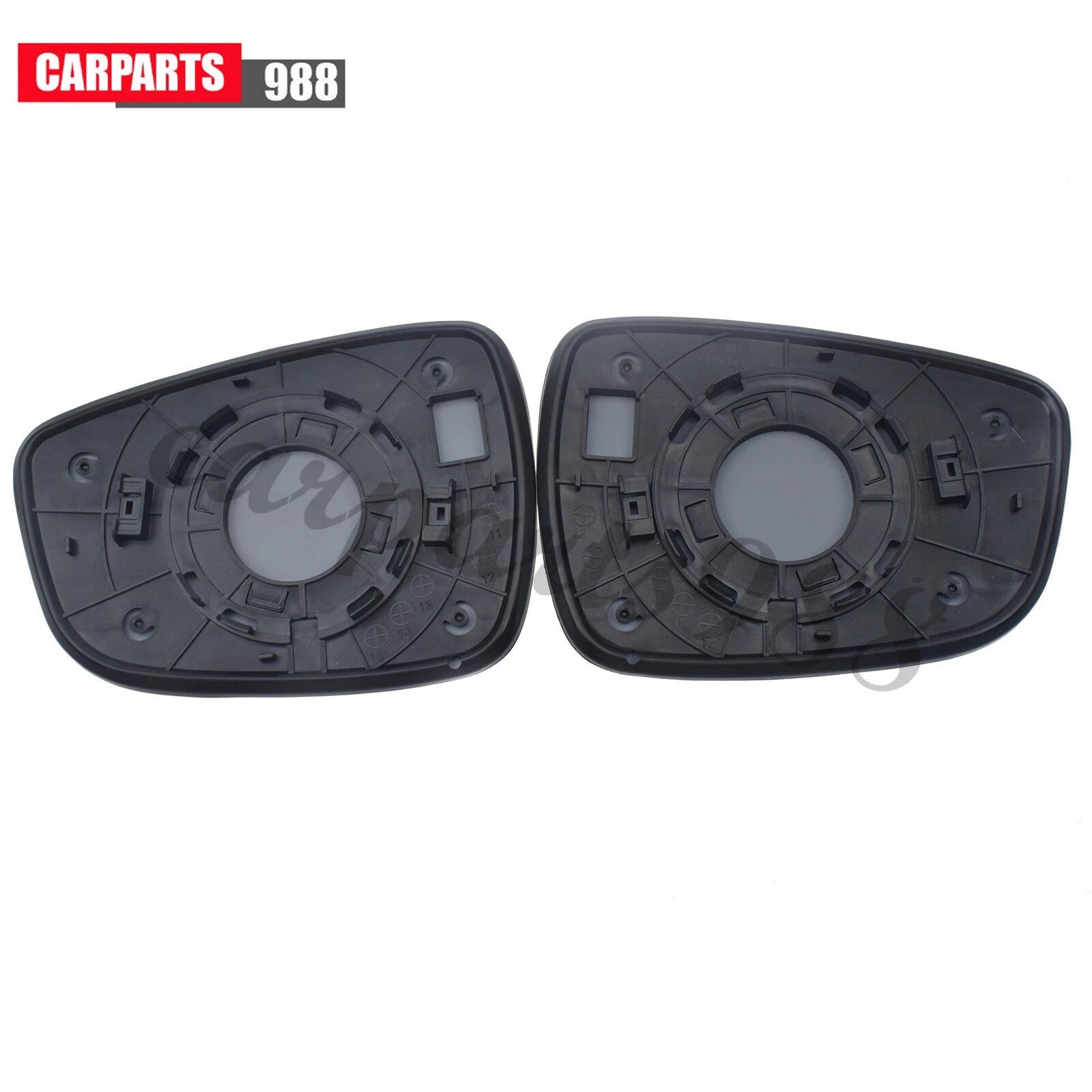 Pair Left Right Side View Door Mirror Glass No Heated for Hyundai Elantra Accent 6B93BC-57