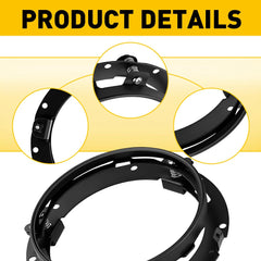 2X Round 7Inch LED Headlight Mounting Ring Bracket Adapter for Harley Touring A 6B93BC-57