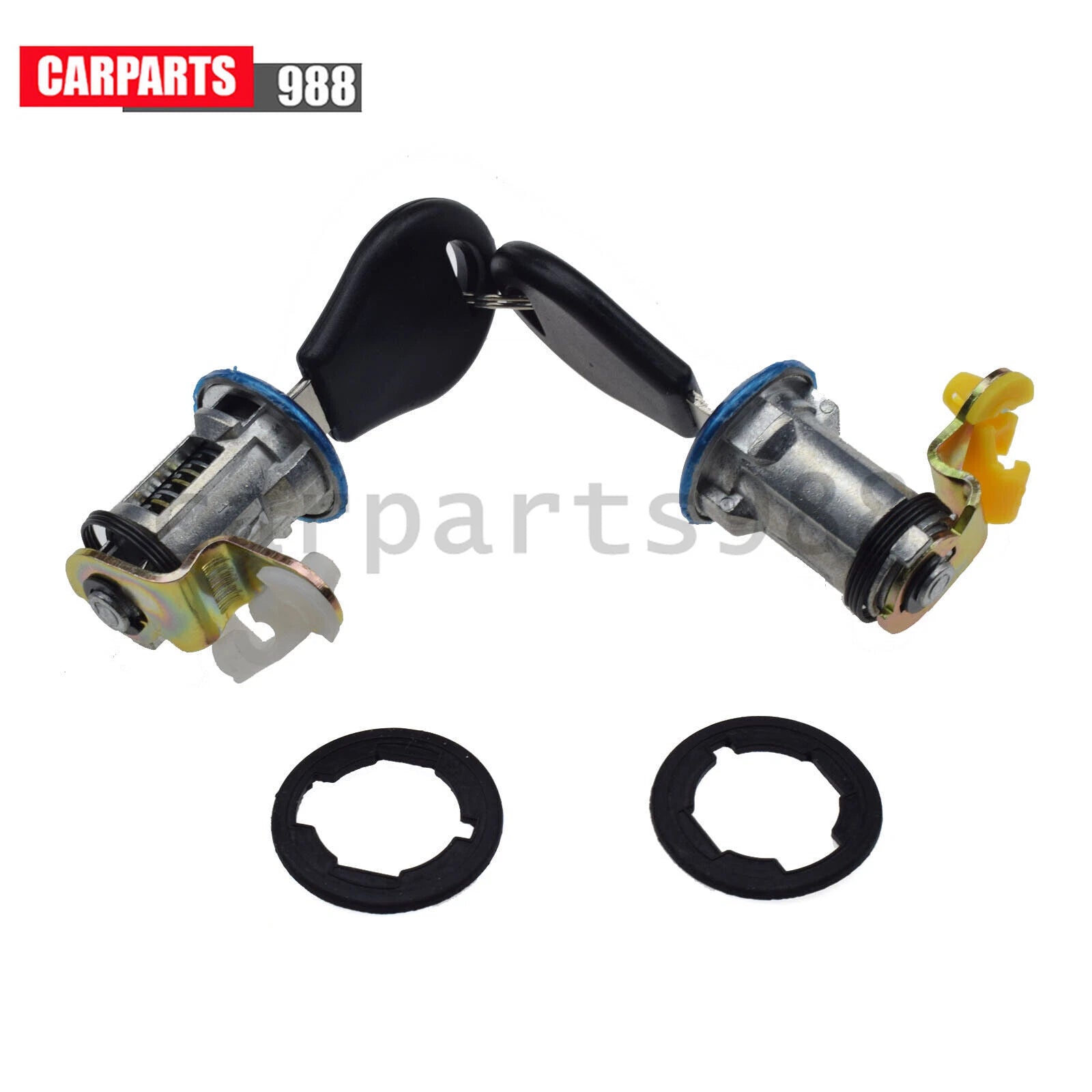 Pair Door Lock Set w/ Keys For Nissan Pickup 1984-1998 80600-01G25 80601-01G25 6B93BC-57