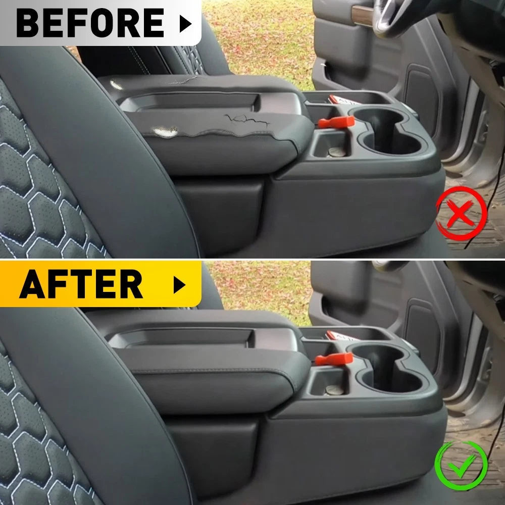 Console Lid Armrest Cover Pad For 2019-24 GMC Sierra Chevy Silverado Jump Seat A 6B93BC-57