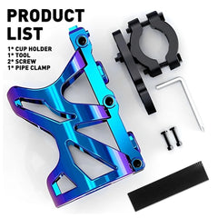 Drink Bottle Holder Cup Mount fits ATV Bicycle Motorcycle 18-32MM Handlebar 6B93BC-57