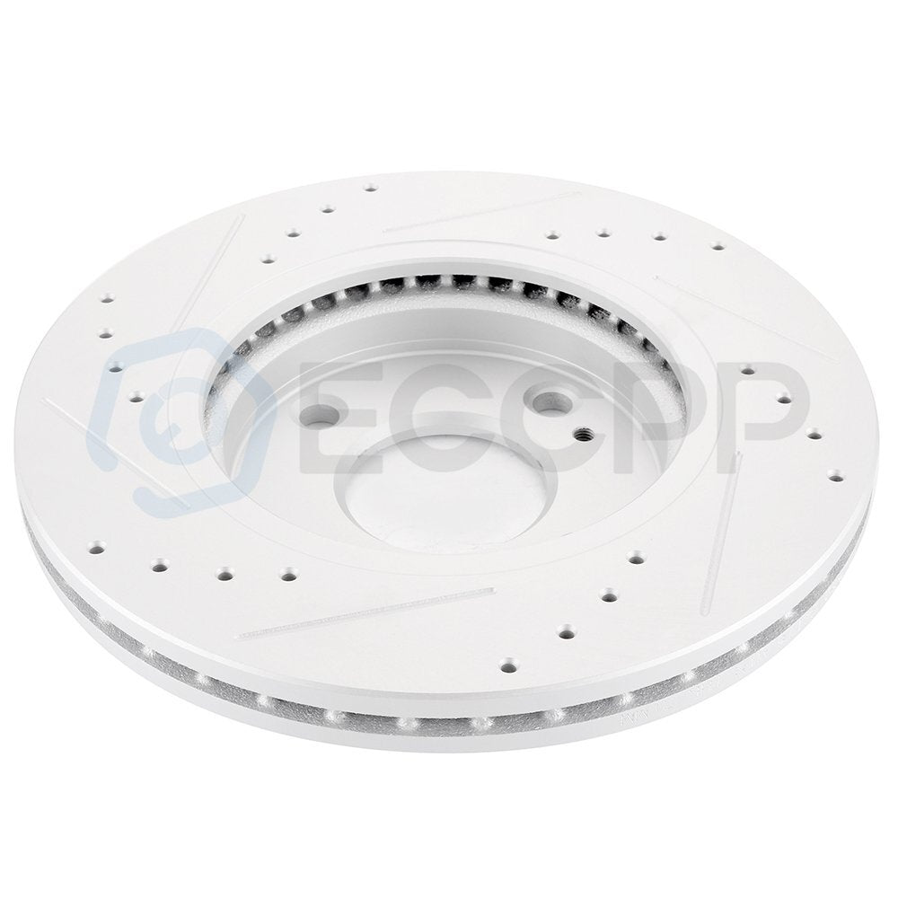 Front Brake Discs Rotors For 2011 2012 2013 2014 2015 2016 2017-2019 Ford Fiesta 6B93BC-57