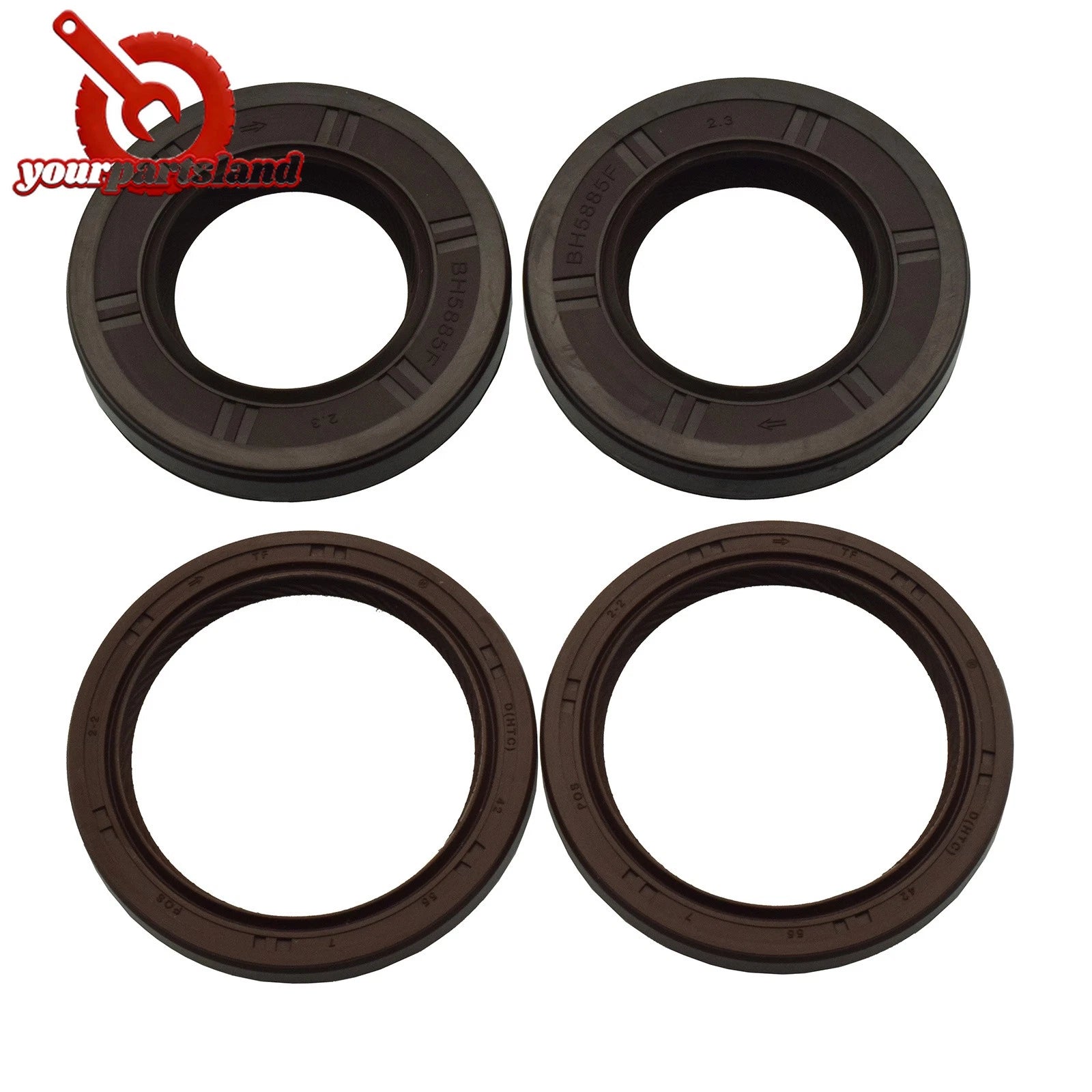 Camshaft Oil Seal Gaskets 4PCS For 02-05 Impreza WRX EJ205 806732160,806742160 6B93BC-57