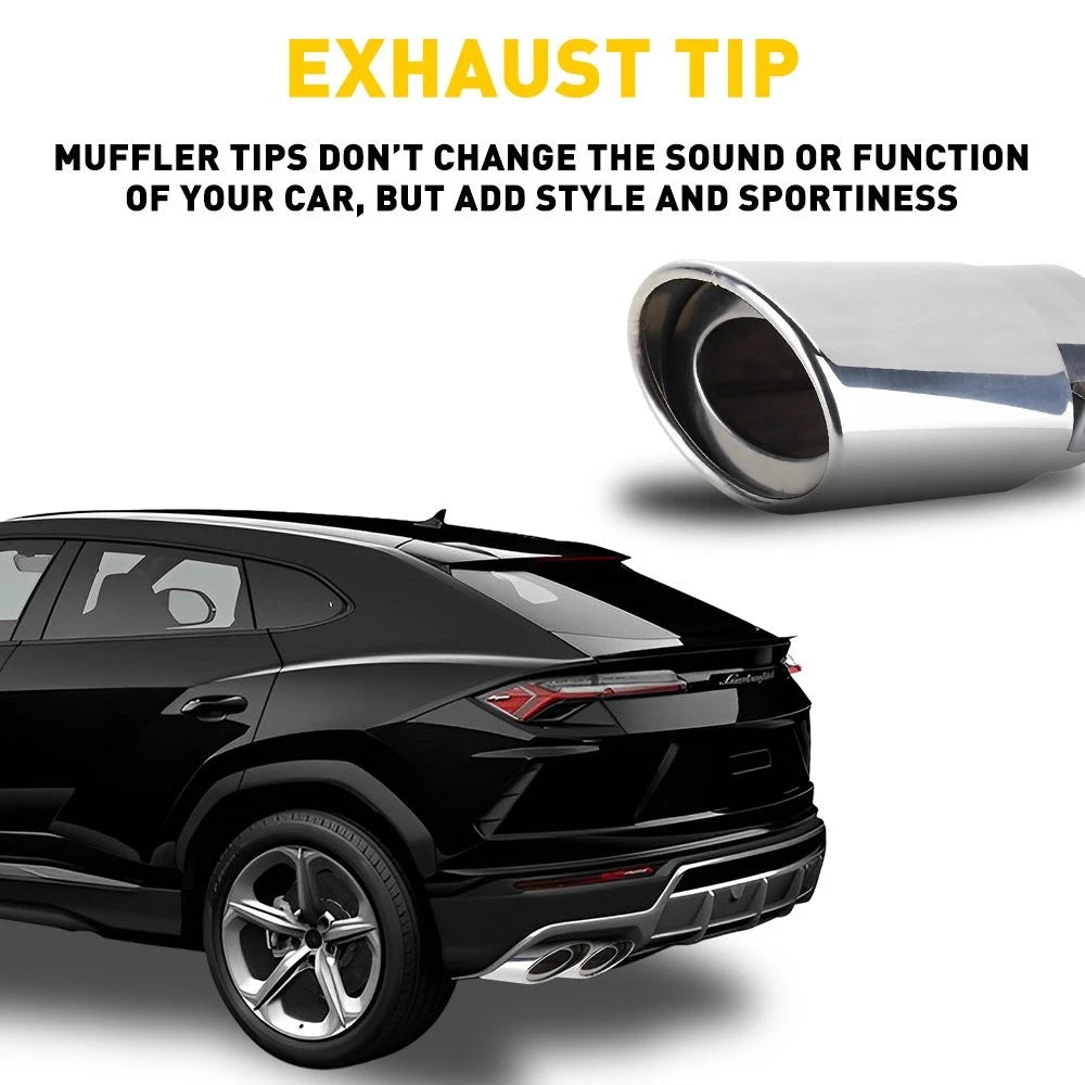 EXHAUST MUFFLER TIP PIPE TAIL REAR For Honda Accord Civic Ford F-150 F250 EOA 6B93BC-57