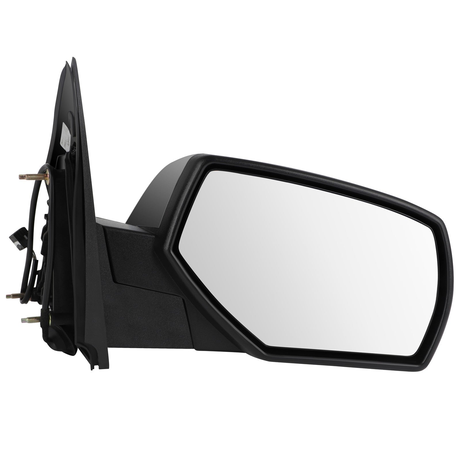 Chrome Passenger Power Mirror For 15-18 Chevy Sliverado Right Heated Manual Fold 6B93BC-57