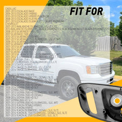 For Chevy 2007-2013 Avalanche Interior Door Handle Front Left Right Side Chrome 6B93BC-57