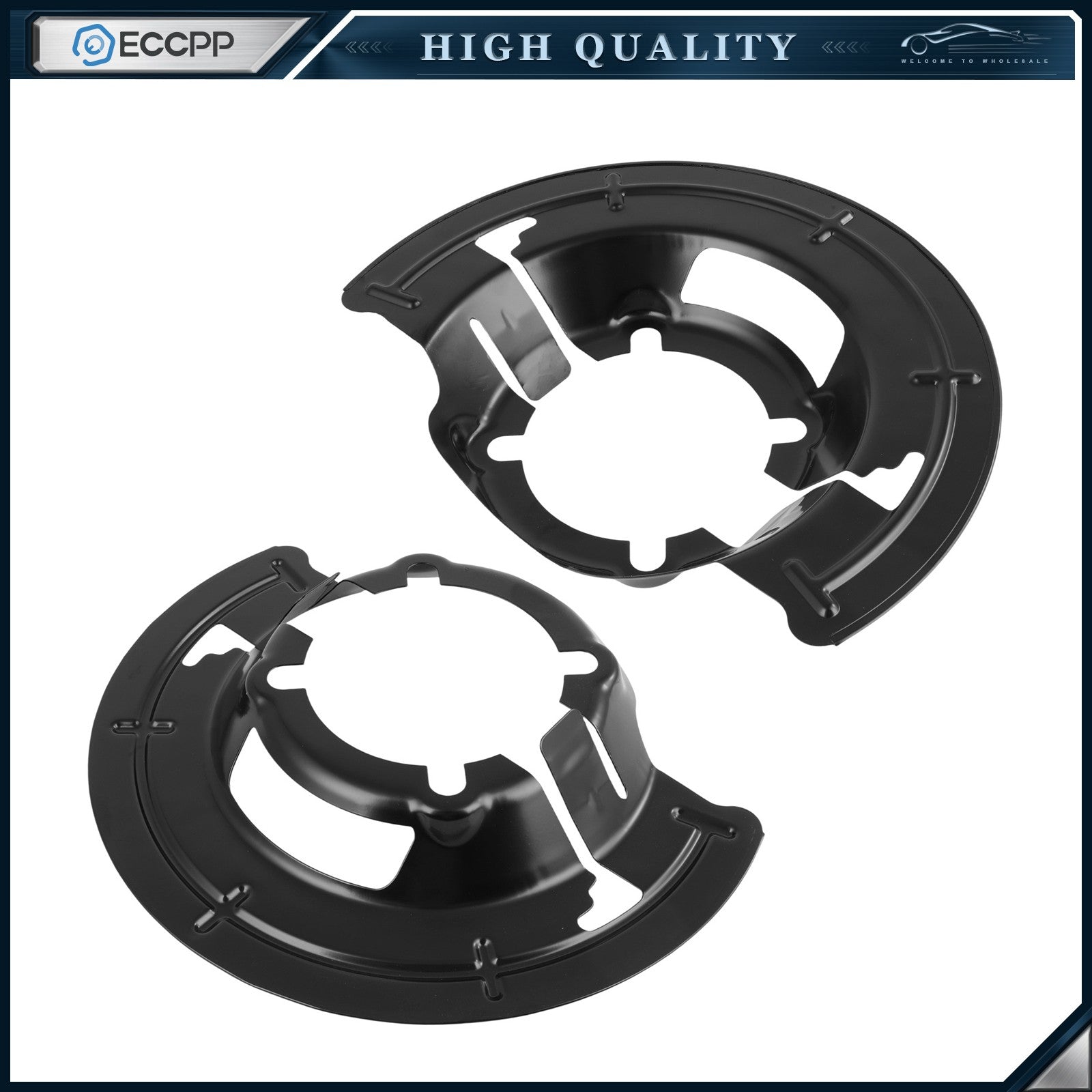 Front Brake Dust Shield Backing Plate For 1999-04 Ford F250 F350 F450 F550 6B93BC-57