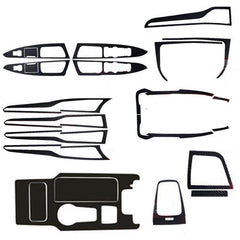 Interior Center Console Carbon Fiber Molding Sticker Decals For Ford Fusion 2017