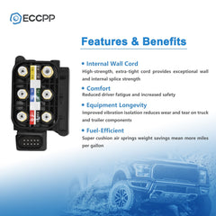 Air Suspension Solenoid Valve Block Fits Mercedes W164 W166 W221 W251 W212 W216 6B93BC-57