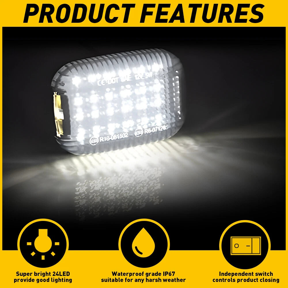 6x LED Interior Roof Light For 2015-2024 Ford Transit 150/250/350/350 HD Van EOA 6B93BC-57