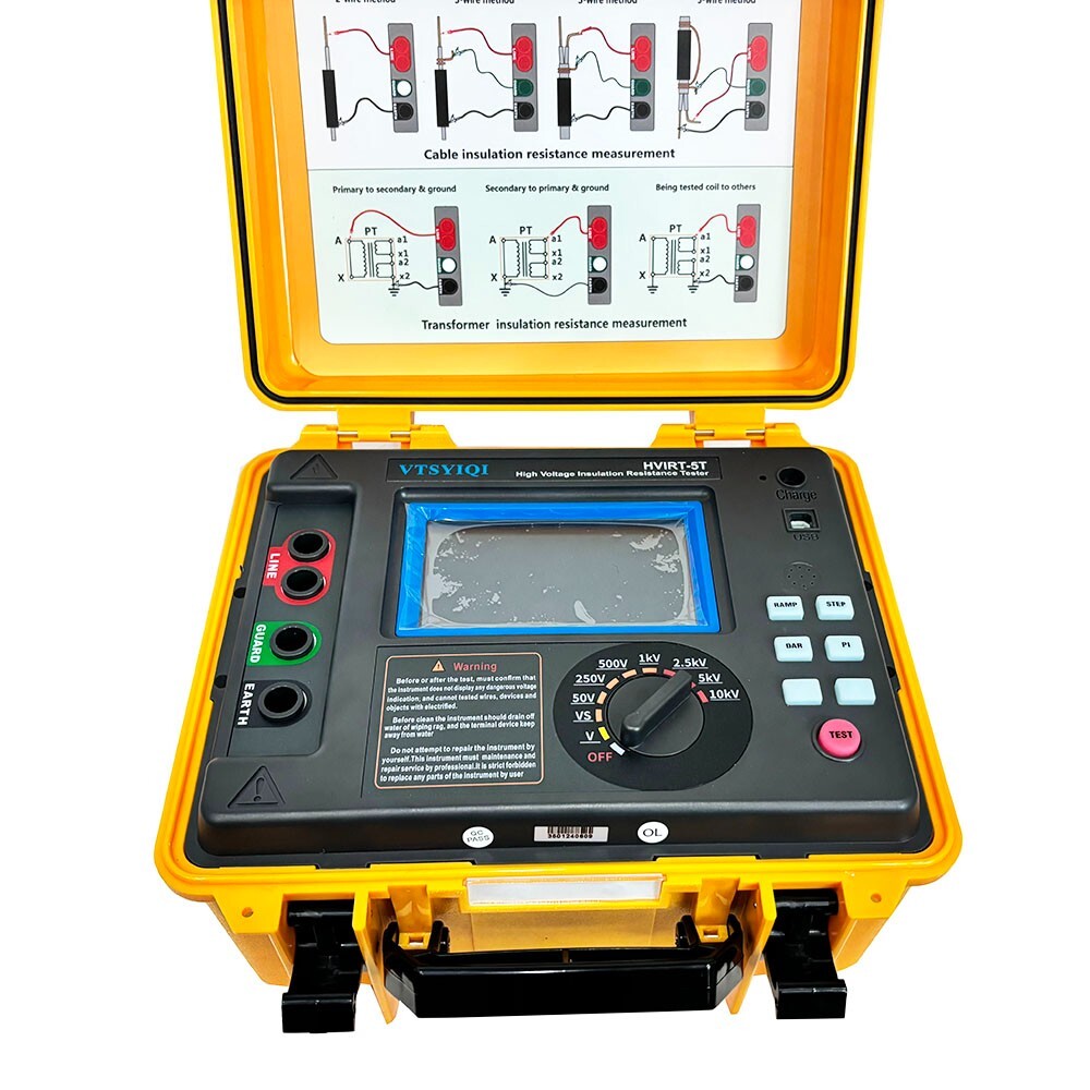 10KV Insulation Tester High Voltage Insulation Tester with Range 0.5MΩ～5TΩ 10KV 6B93BC-57