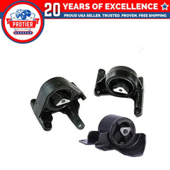 Fits 2002-2003 Jeep Liberty 3.7L AUTO 4WD Motor&Trans Mount Set 3pcs : A5284, 6B93BC-57
