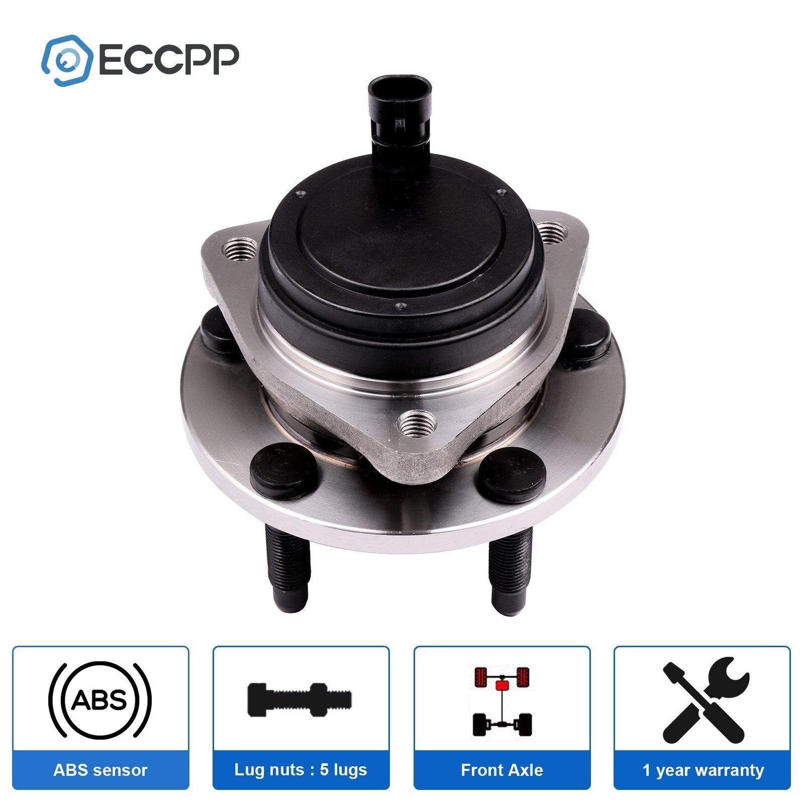 1Pc Wheel Hub Bearing Front For 2011-2013 Chevrolet Caprice 2008 2009 Pontiac G8 6B93BC-57