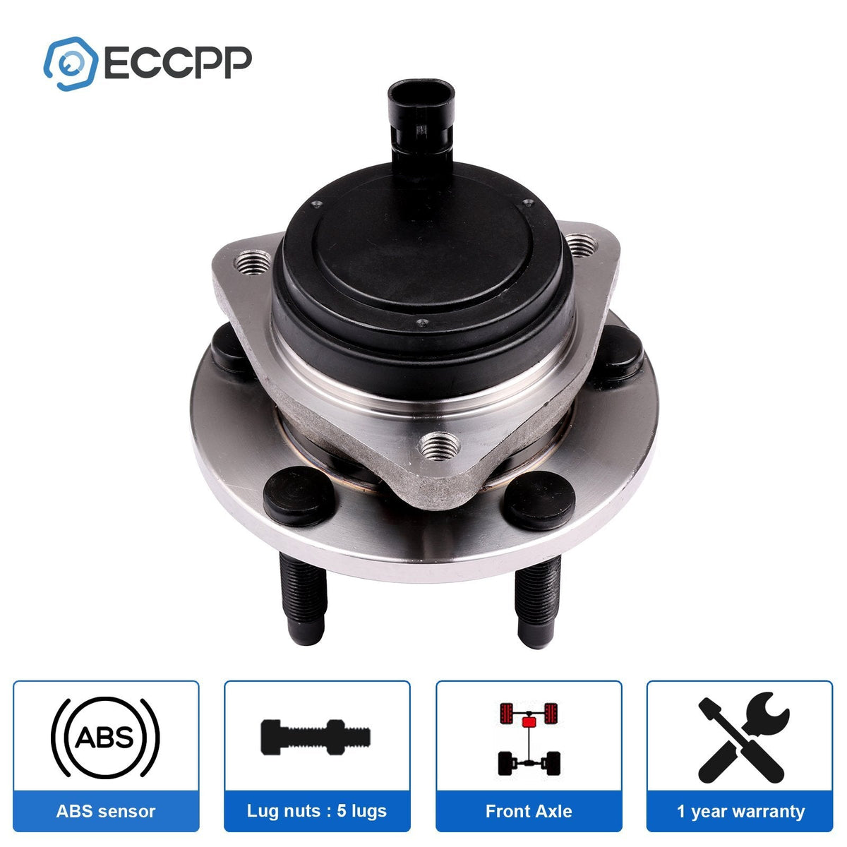 1Pc Wheel Hub Bearing Front For 2011-2013 Chevrolet Caprice 2008 2009 Pontiac G8 6B93BC-57