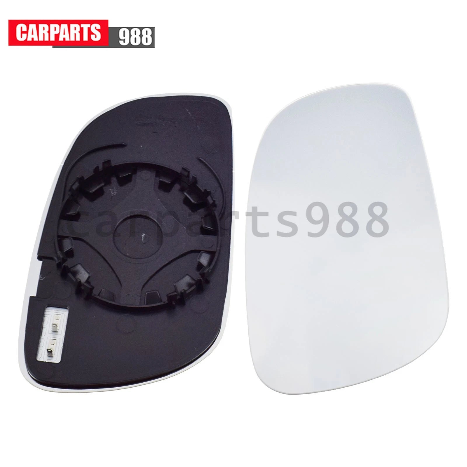 2Pcs Left Right Rearview Mirror Glass Heated For VW Touran 2006-2008 1T0857521D 6B93BC-57