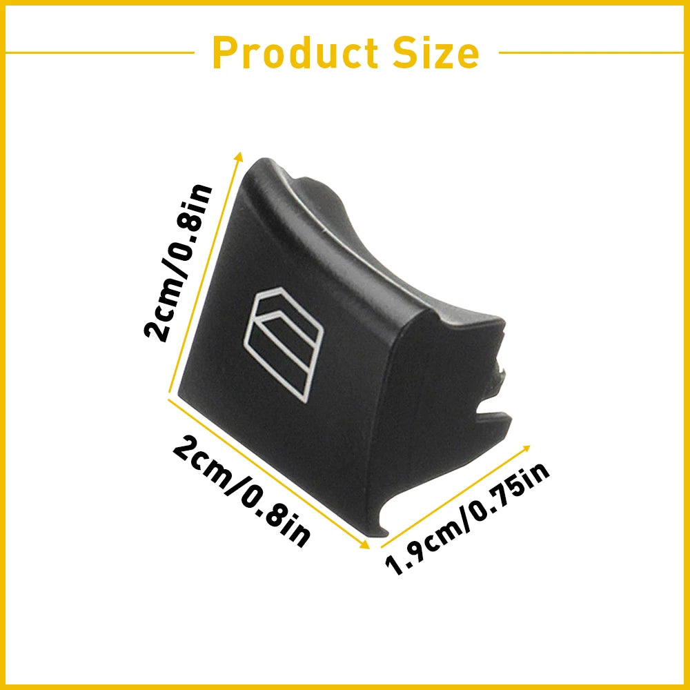 2x Driver Window Switch Repair Button Cap For Mercedes ML GL R W164 W251 X164 6B93BC-57