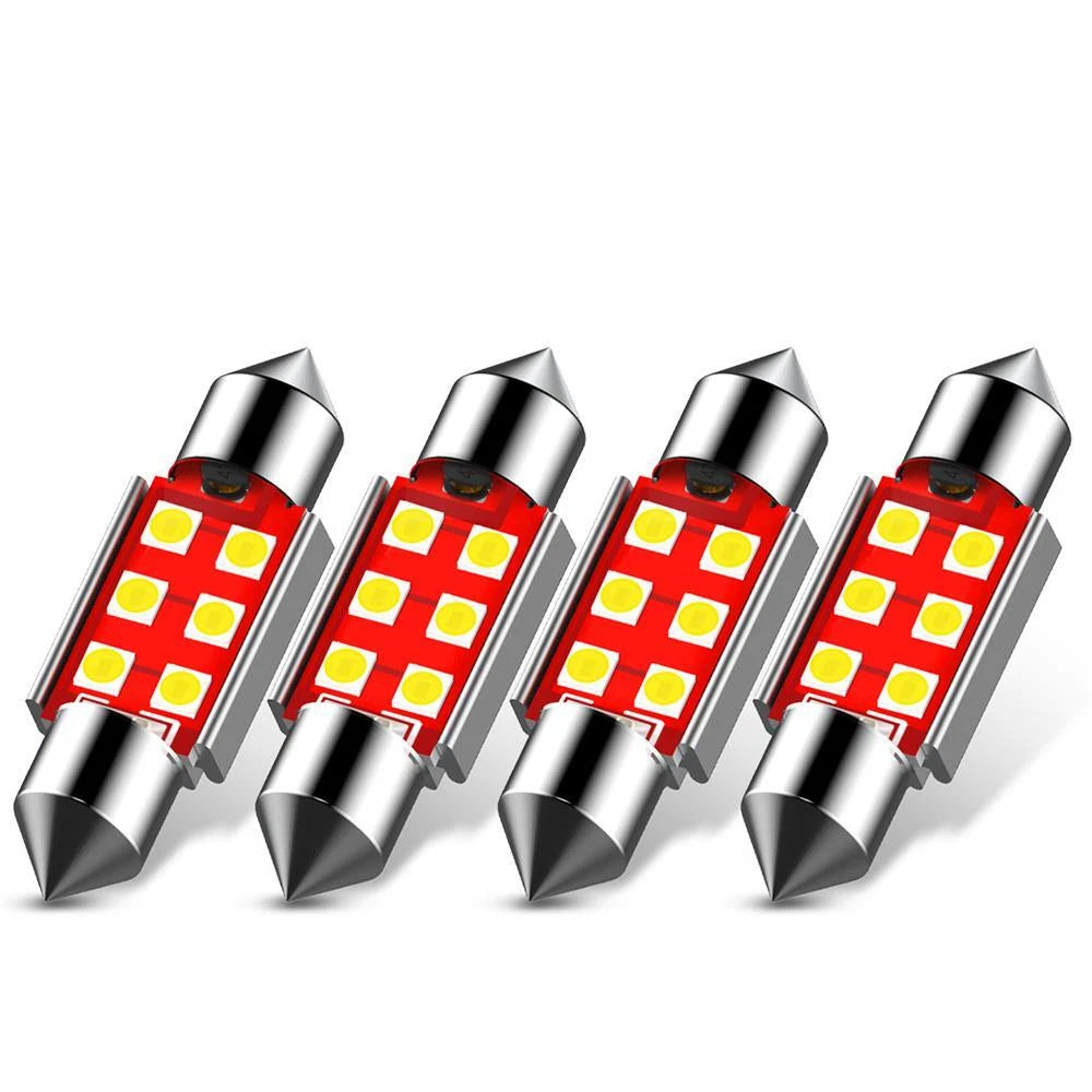 LED Interior Lights 4x AUXITO 36MM Canbus Festoon LED Dome Map Bulb DE3423 EOA AUXITO