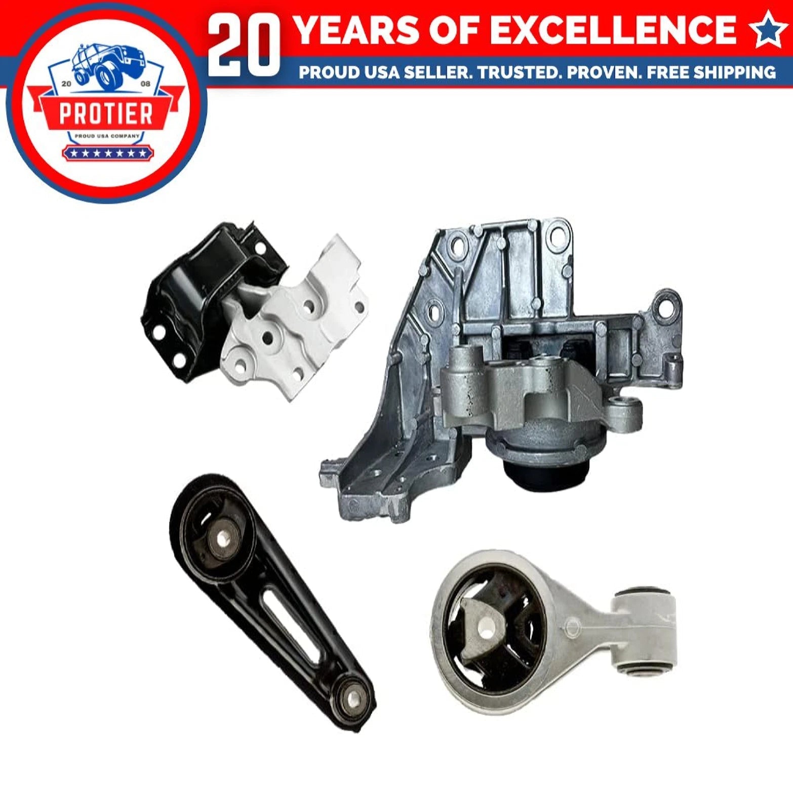 Fits 09-13 Nissan Rogue/14-15 Rogue Select 2.5L AWD AUTO Motor &Trans Mount 6B93BC-57