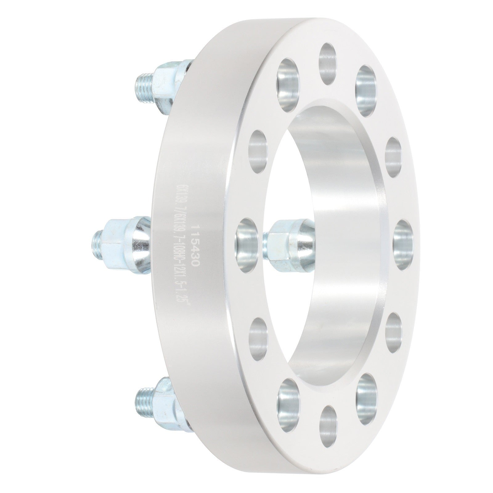 2 Pcs 1.25" 6x5.5 Wheel Spacers 12x1.5 For GMC Canyon Chevy Colorado Hummer H3 6B93BC-57
