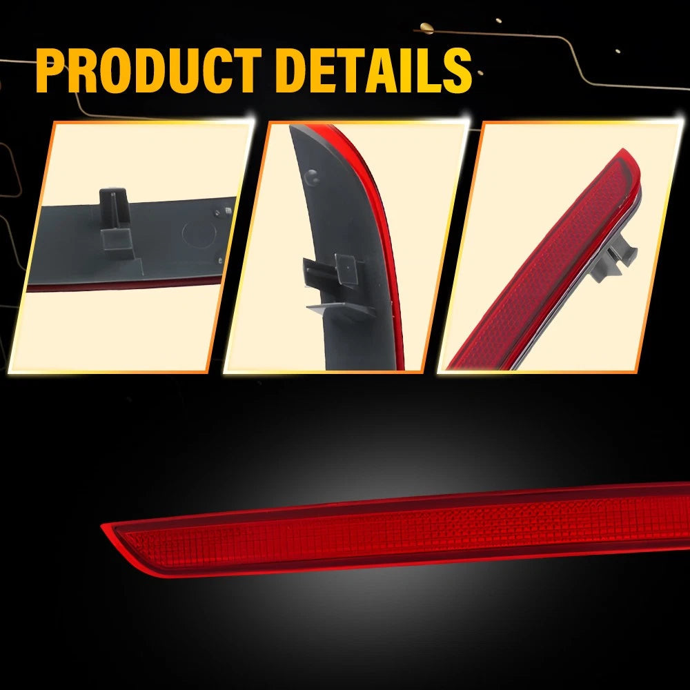 2X Rear Bumper Reflector For Mercedes Benz ML350 GLE350 GLE400 ML63 AMG 12-15 EA 6B93BC-57