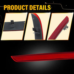 2X Rear Bumper Reflector For Mercedes Benz ML350 GLE350 GLE400 ML63 AMG 12-15 EA 6B93BC-57