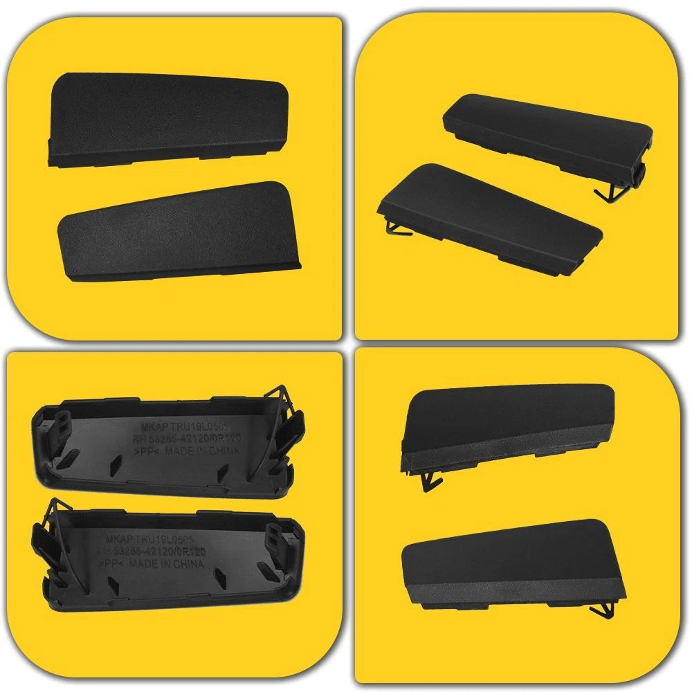 Left+Right Front Lower Tow Hook Cover For Toyota 2019-23 RAV4 OE#52438-0R901 EOA 6B93BC-57