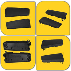 Left+Right Front Lower Tow Hook Cover For Toyota 2019-23 RAV4 OE#52438-0R901 EOA 6B93BC-57
