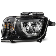 For 2010 2011-2013 Chevy Camaro Black Housing Headlight Assembly Left Side 6B93BC-57