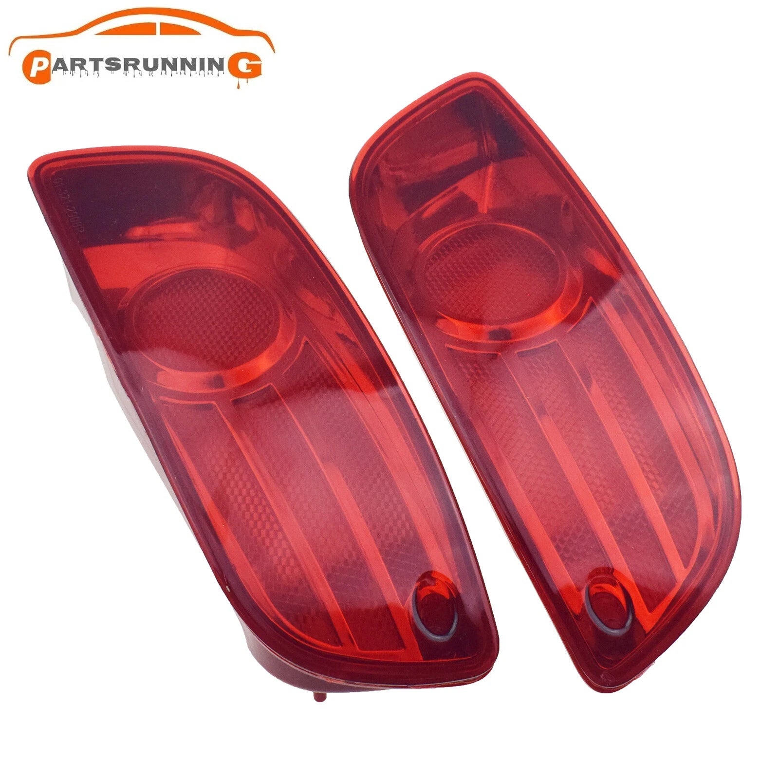 2PCS Bumper Reflector Set Rear Left and Right For 2007-2009 Hyundai Santa Fe 6B93BC-57