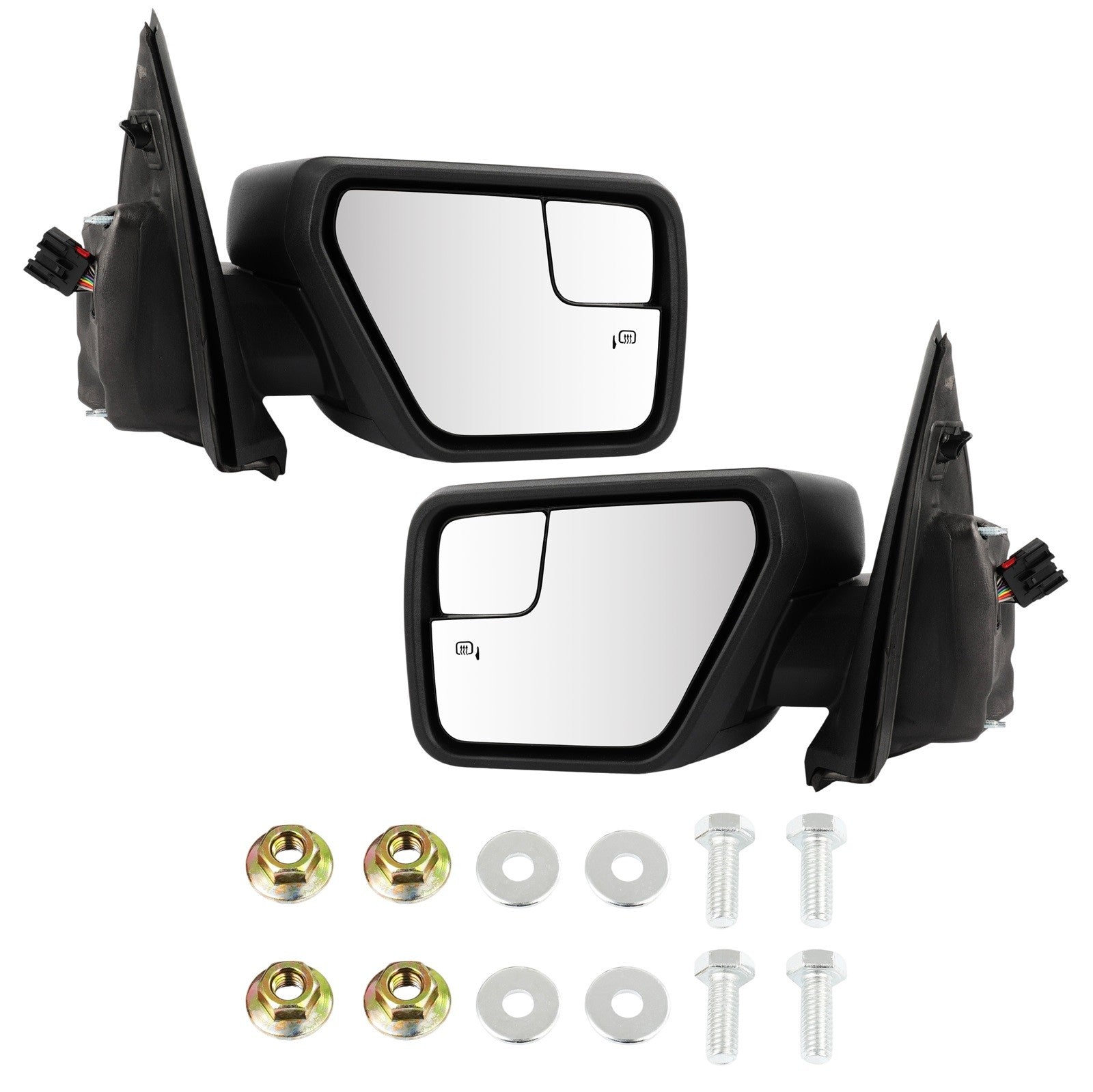 Suitable For 21-24 Ford F150 left + right rearview mirror Heating 6B93BC-57
