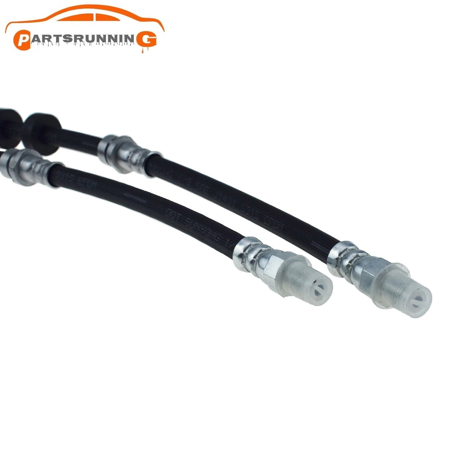 2X Front Brake Line Hose For 2008-2012 Ford Escape 08-11 Mazda Tribute Mercury 6B93BC-57