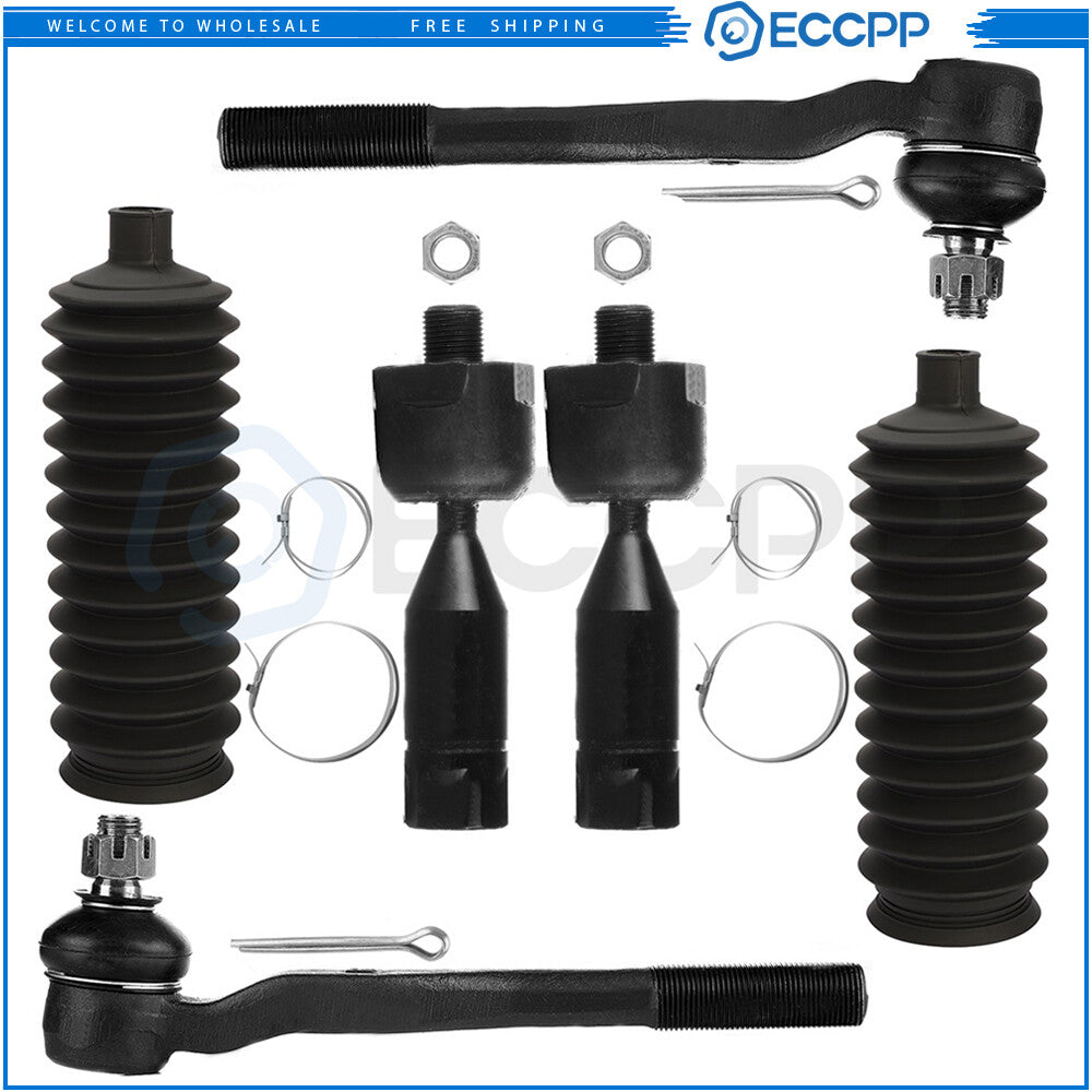 6x Fits 1996-2002 Toyota 4Runner Front Steering Inner Outer Tie Rod End Linkage KOEEP