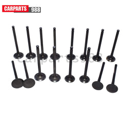 16Pcs Intake & Exhaust Valve Kit For Hyundai Elantra Kia Soul 2.0L 22212-23600 6B93BC-57
