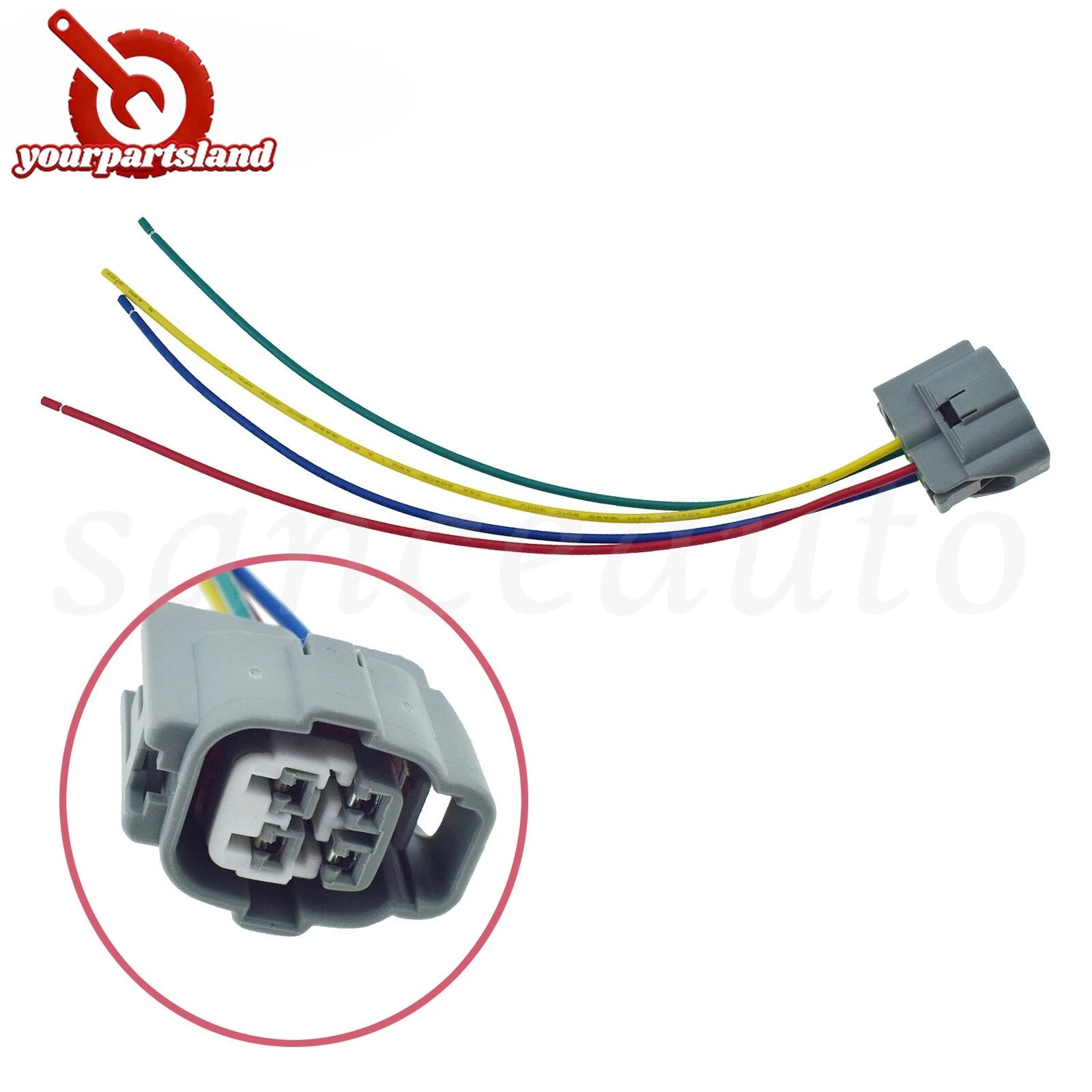 Oxygen Sensor Connector Harness Pigtail 4way for Toyota Lexus Subaru 90980-10869 6B93BC-57