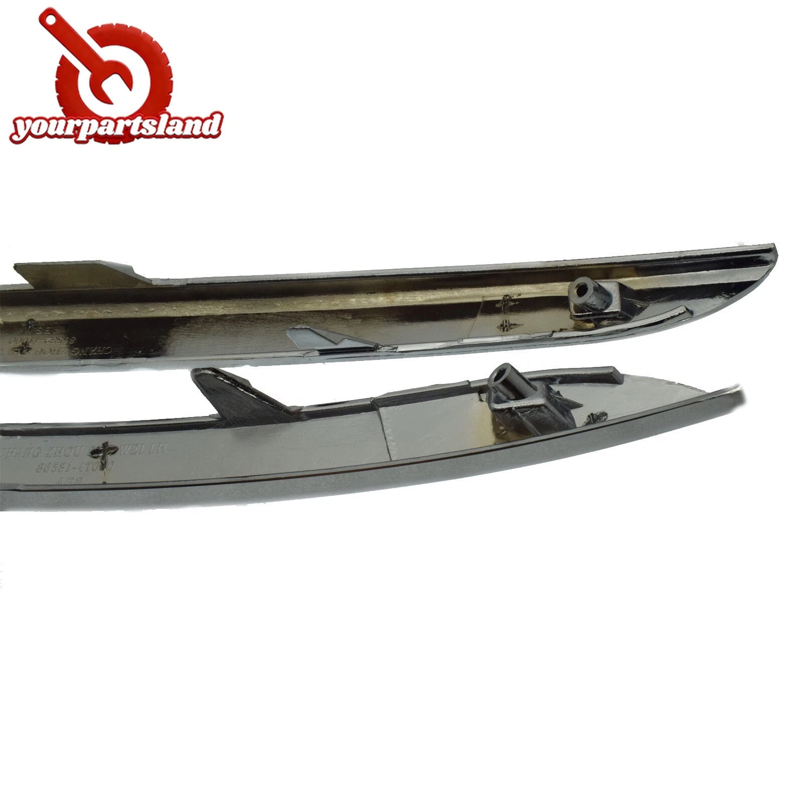 Front LH RH Chrome Bumper Trim For 2011-2016 Kia Sportage 865823W000, 865813W000 6B93BC-57