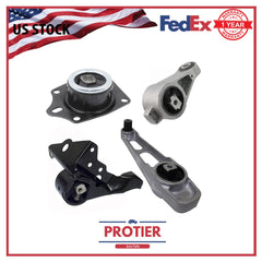 Engine & Trans Mount Set 4PCS for Chrysler Dodge Plymouth Passenger Car Neon L4 6B93BC-57